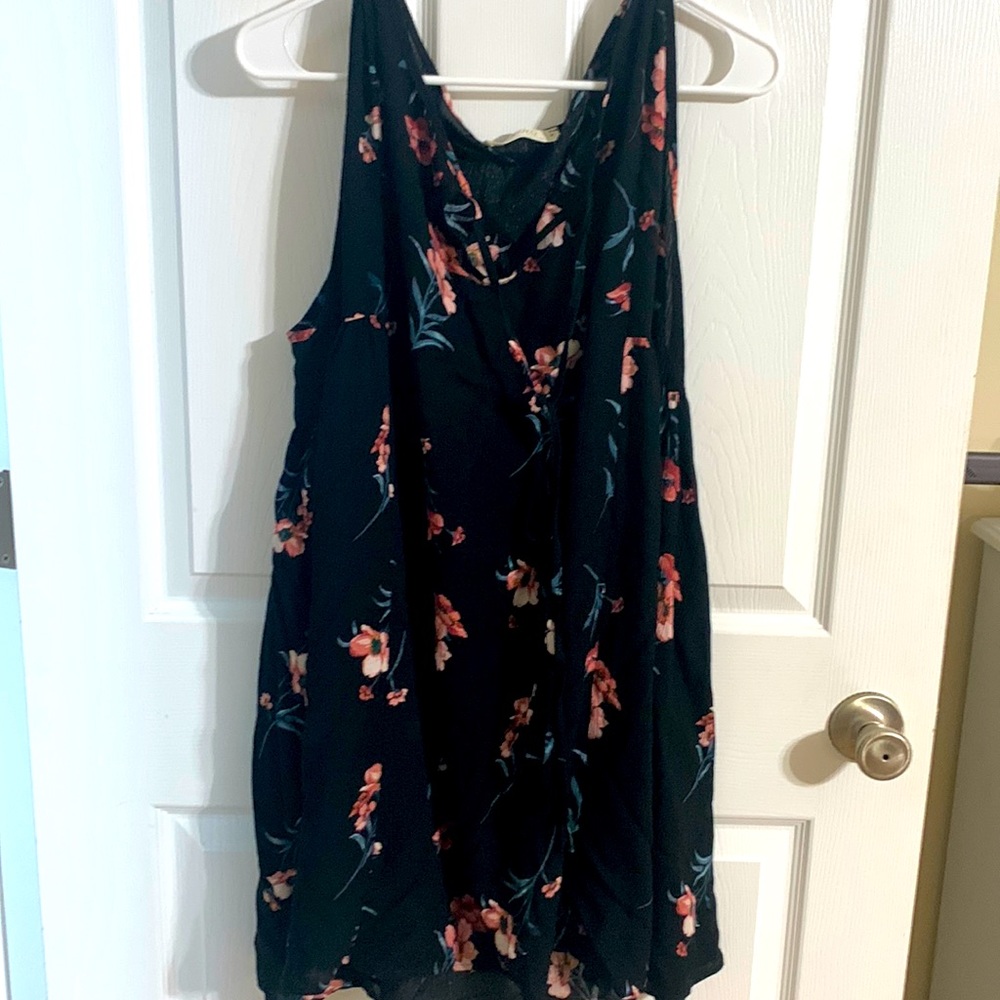 Womenswear size medium black dress with flowers